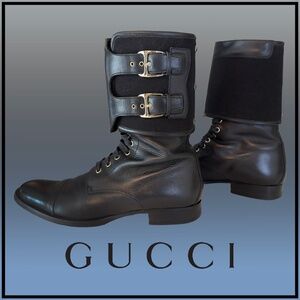 Gucci leather boots